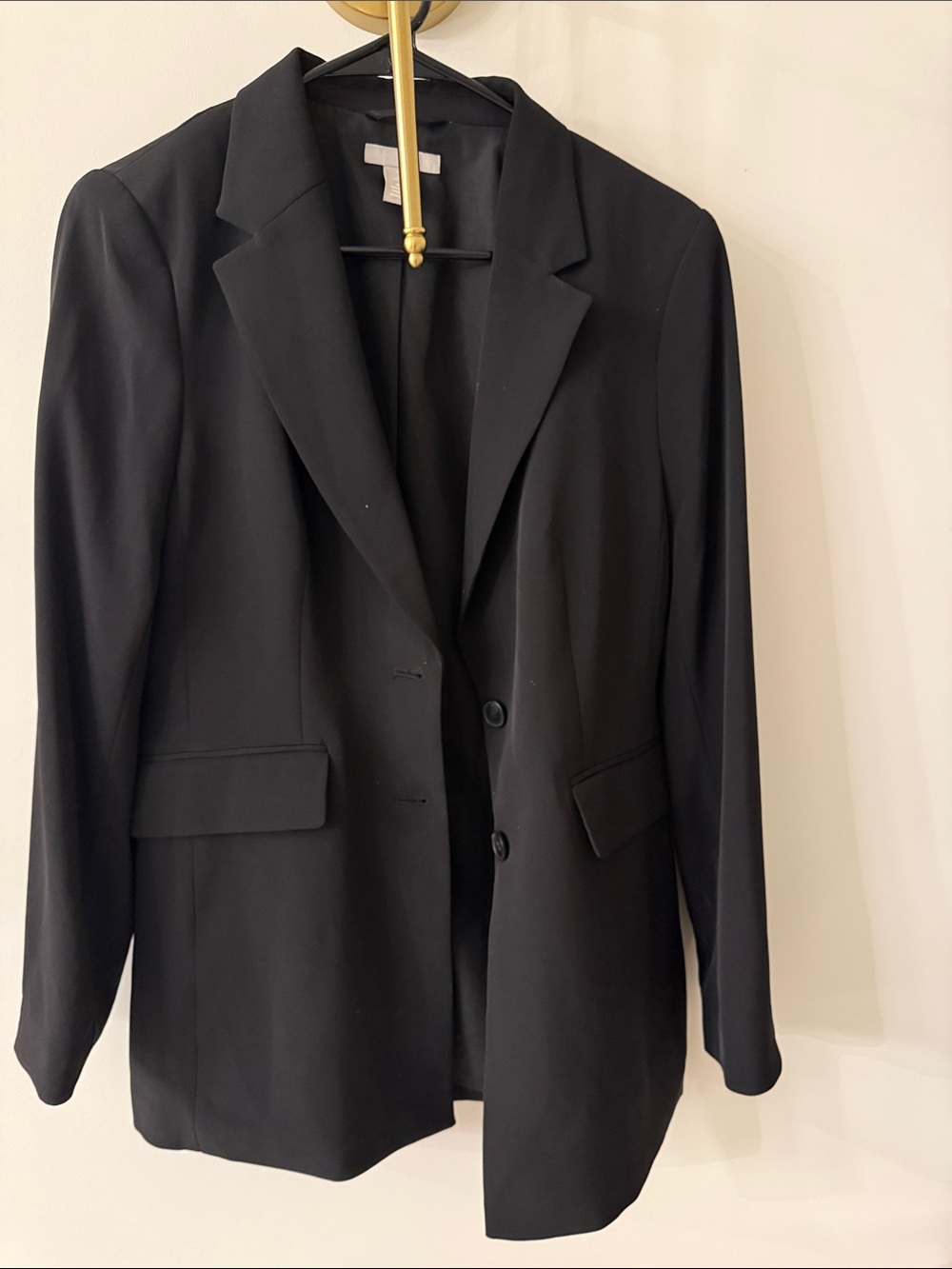 H&M Black Women's Single-Breasted Blazer
